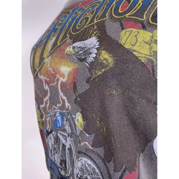 AFFLICTION Women's T-Shirt S/S BLACK HILLS Tee - Picture 10 of 11